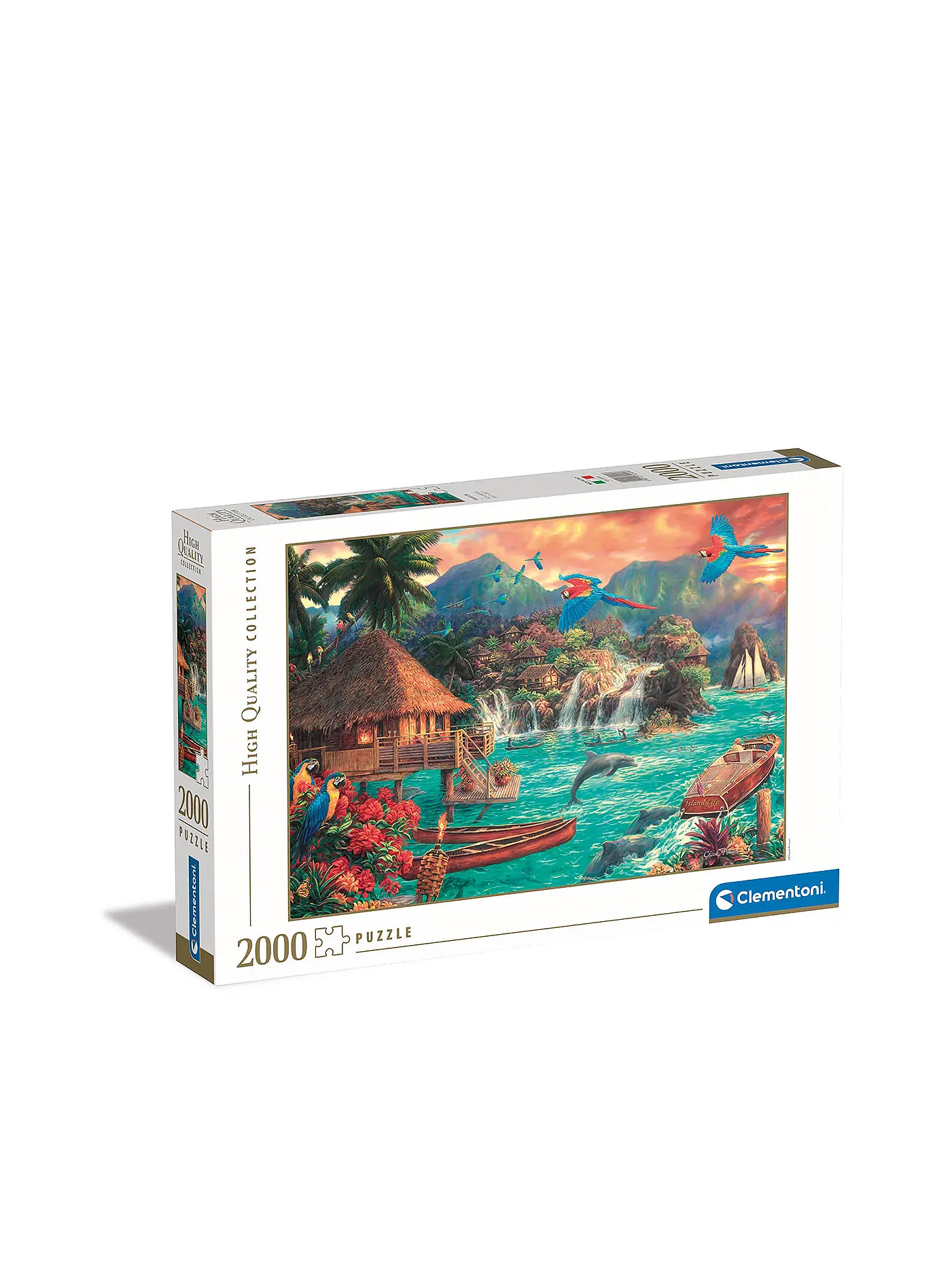 CLEMENTONI | Puzzle - Collection Island Life-Puzzle 2000 Teile | 
